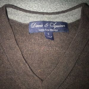 Davis and Squire V-Neck Sweater